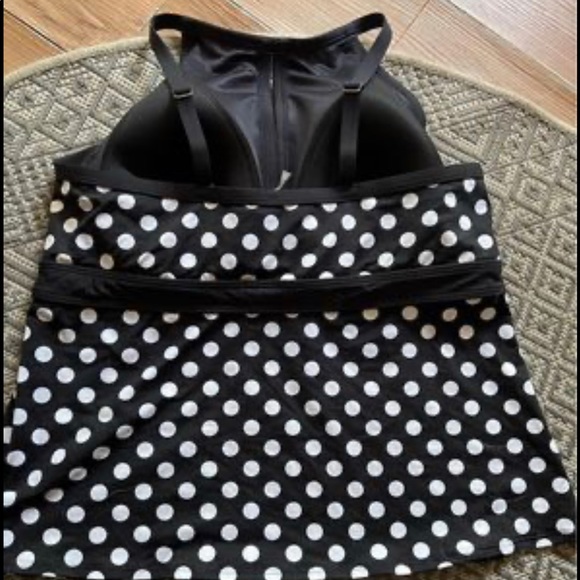 Lands End 18W Tall Long swimsuit tankini top - Picture 2 of 2